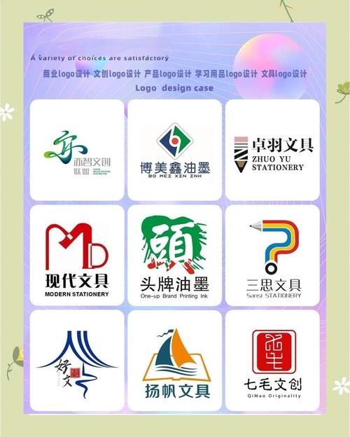 文具、文创与学习用品Logo设计全攻略 从创意到品牌的文具用品视觉指南